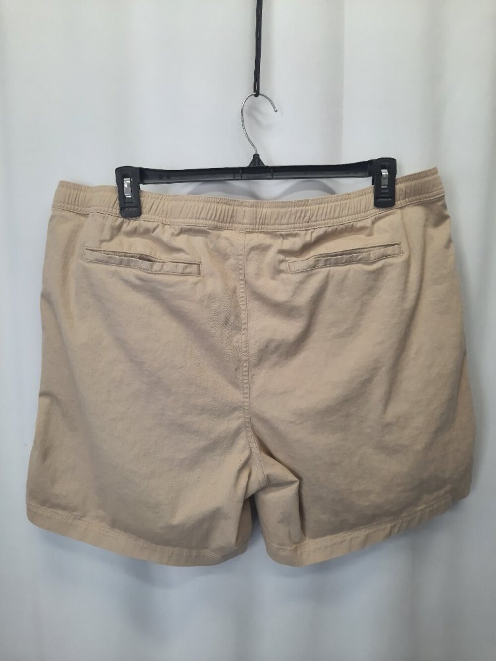 GAP Men's XXL Khaki Tan Drawstring Shorts Stretch Cotton Casual Preppy Classic - Picture 2 of 10